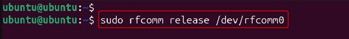 rfcomm Command in Linux3