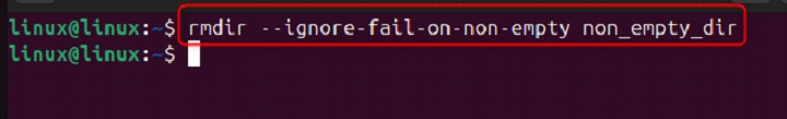 rmdir Command in Linux4