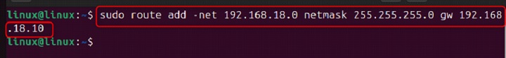 route Command in Linux1