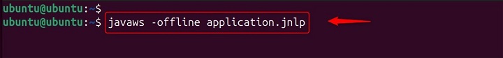 Running in Offline Mode in javaws