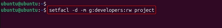Setting Default ACL for a Directory