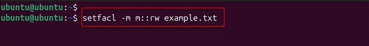 Setting Mask Permissions