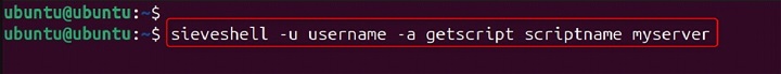 sieveshell Command in Linux12