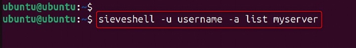 sieveshell Command in Linux4