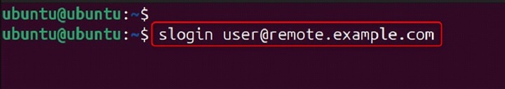 slogin Command in Linux2