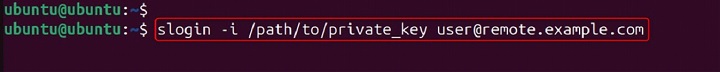 slogin Command in Linux5