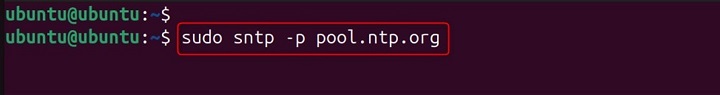 sntp Command in Linux7