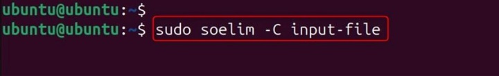 soelim Command in Linux1