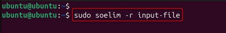 soelim Command in Linux2