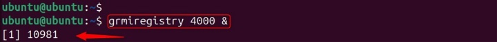 Specifying Different Port Using grmiregistry1