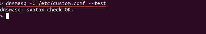 Starting dnsmasq Server with Custom Settings 2