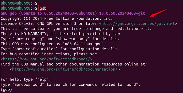 Starting gdb2
