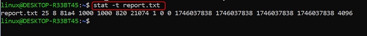 stat Command in Linux4