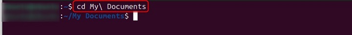 Switch to a Directory with Spaces in the Name
