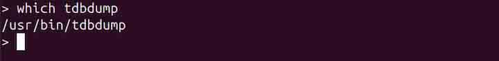 tdbdump Command in Linux1