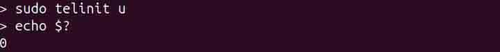 telinit Command in Linux3