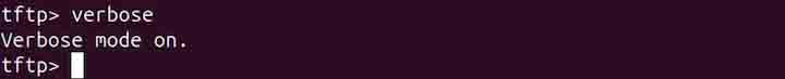 tftp Command in Linux5