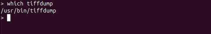 tiffdump Command in Linux1