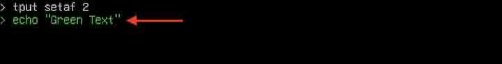 tput Command in Linux2