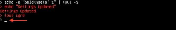 tput Command in Linux8