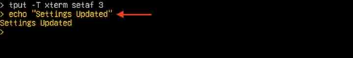 tput Command in Linux9