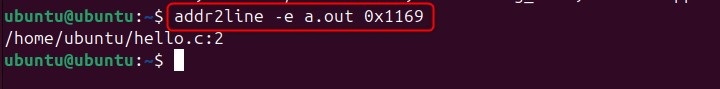 Translate Address to Filename and Line Number