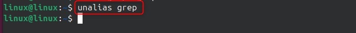 unalias Command in Linux3