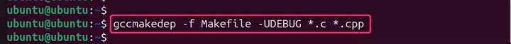 Undefining Preprocessor Macros using gccmakedep