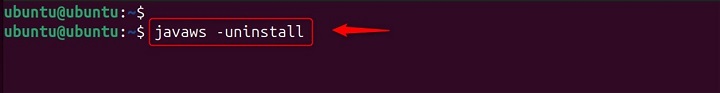 Uninstalling Applications Uing javaws Command1