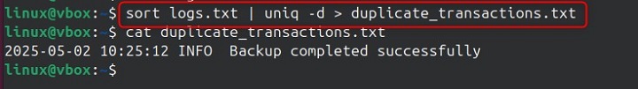 uniq Command in Linux3