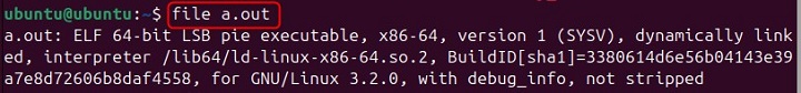 Unstripped Executable in addr2line Command
