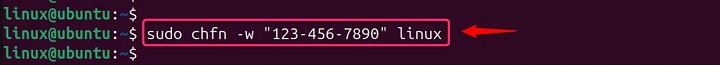 Updating the Work Phone Number