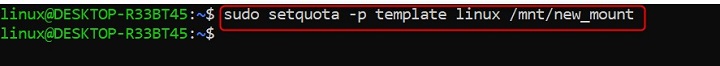 Using a Prototype for Quotas