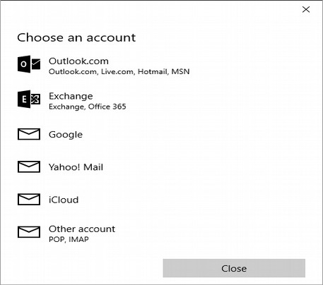 Choose an Account