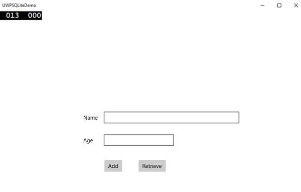 UWP SQLite Execute