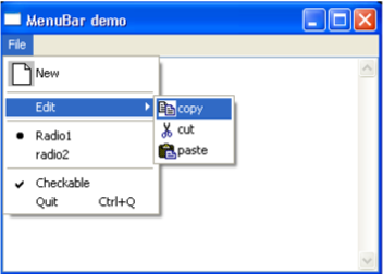 Menu Bar Output
